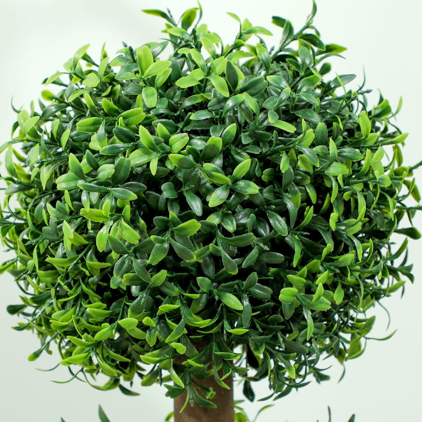 Artificial Ball Boxwood Topiary Trees, Fake Plants in Pot for Indoor Outdoor Living Room Green (2 packs 3.3FT)