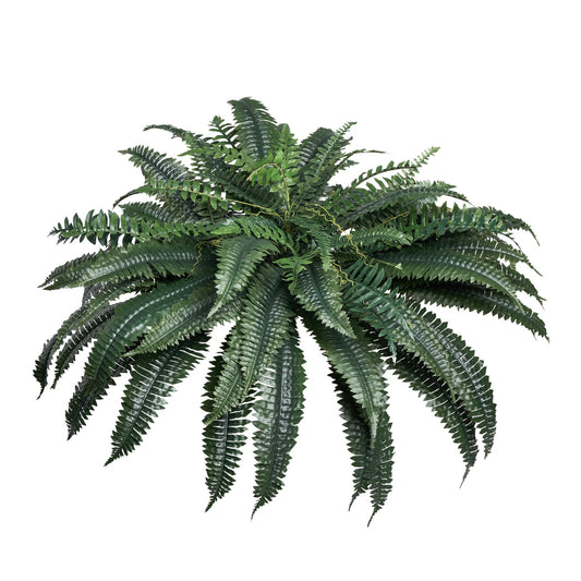 Artificial Ferns 1Pcs, 47 Inch Artificial Boston Ferns Plants, Faux Fern With 88 Branches, Artificial Plants Large For Outdoors Indoor Home, Office,Garden  Flowerpot Unincluded
