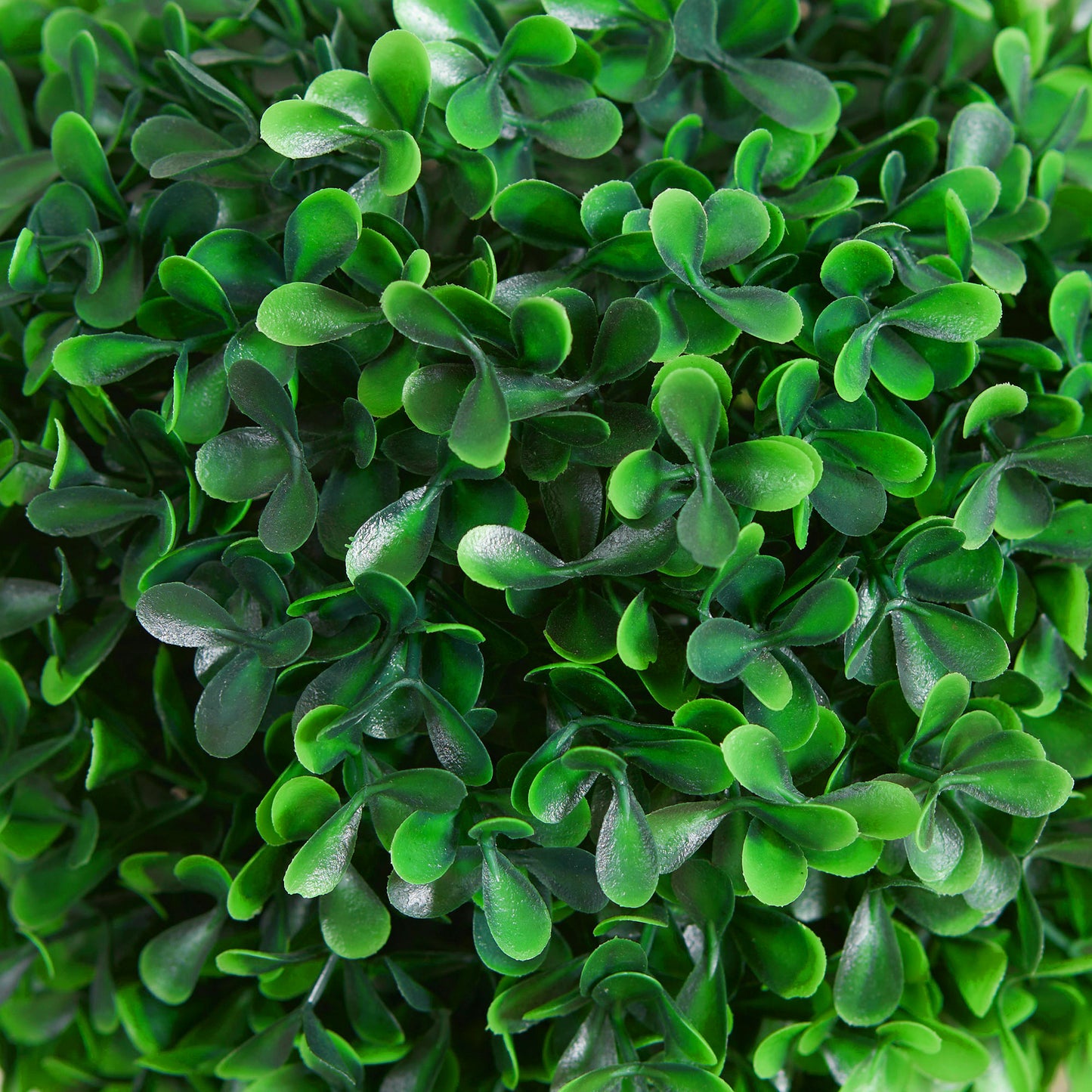 2 Pcs 23.6" Artificial Boxwood Ball Topiary Tree Set of 2 Fake Plants in Pot with Double Ball-Shaped Leaves