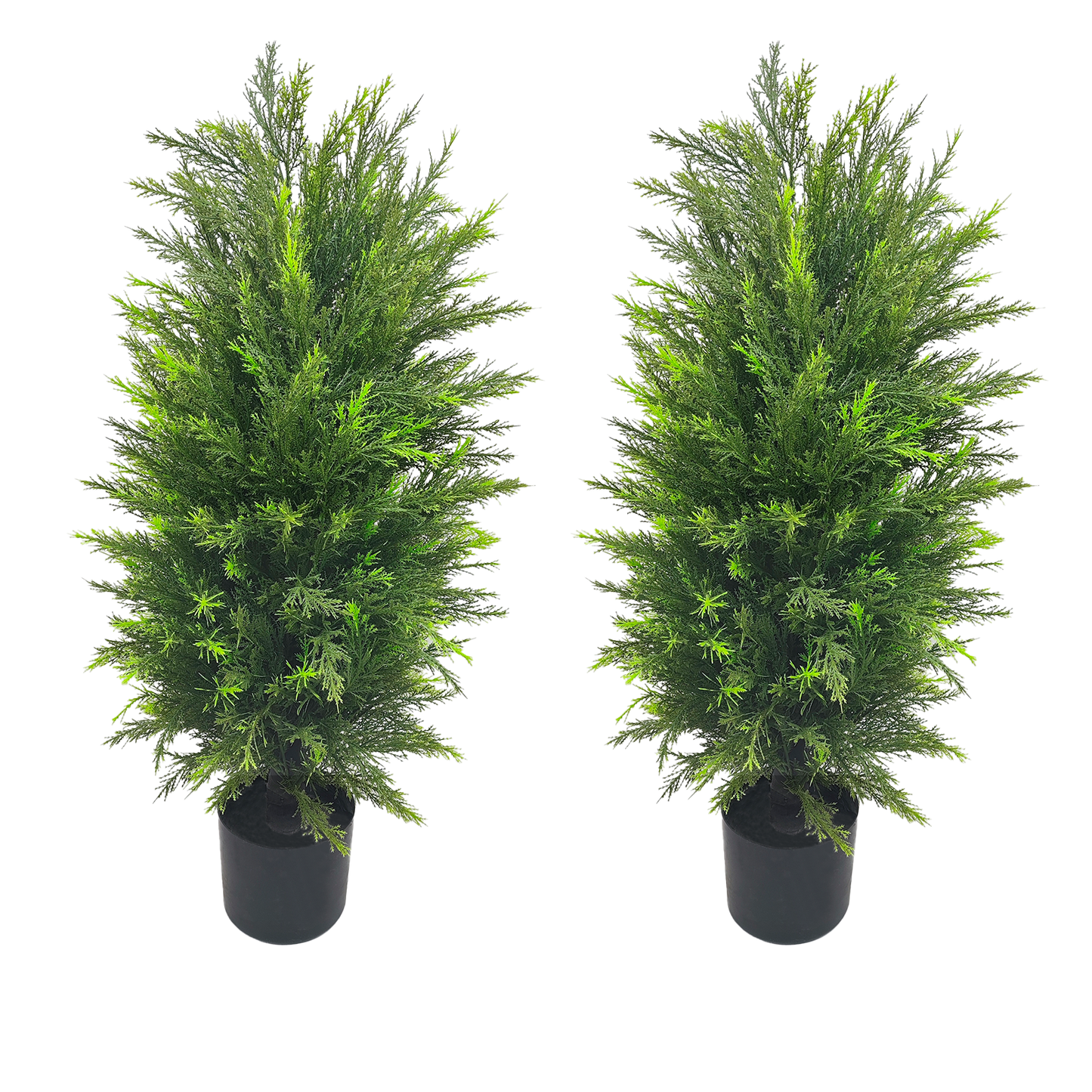 3FT Artificial Cedar Tree,Fake Topiary Trees For Outdoors and Indoors,Living Room,Front Door Decor 2PCS