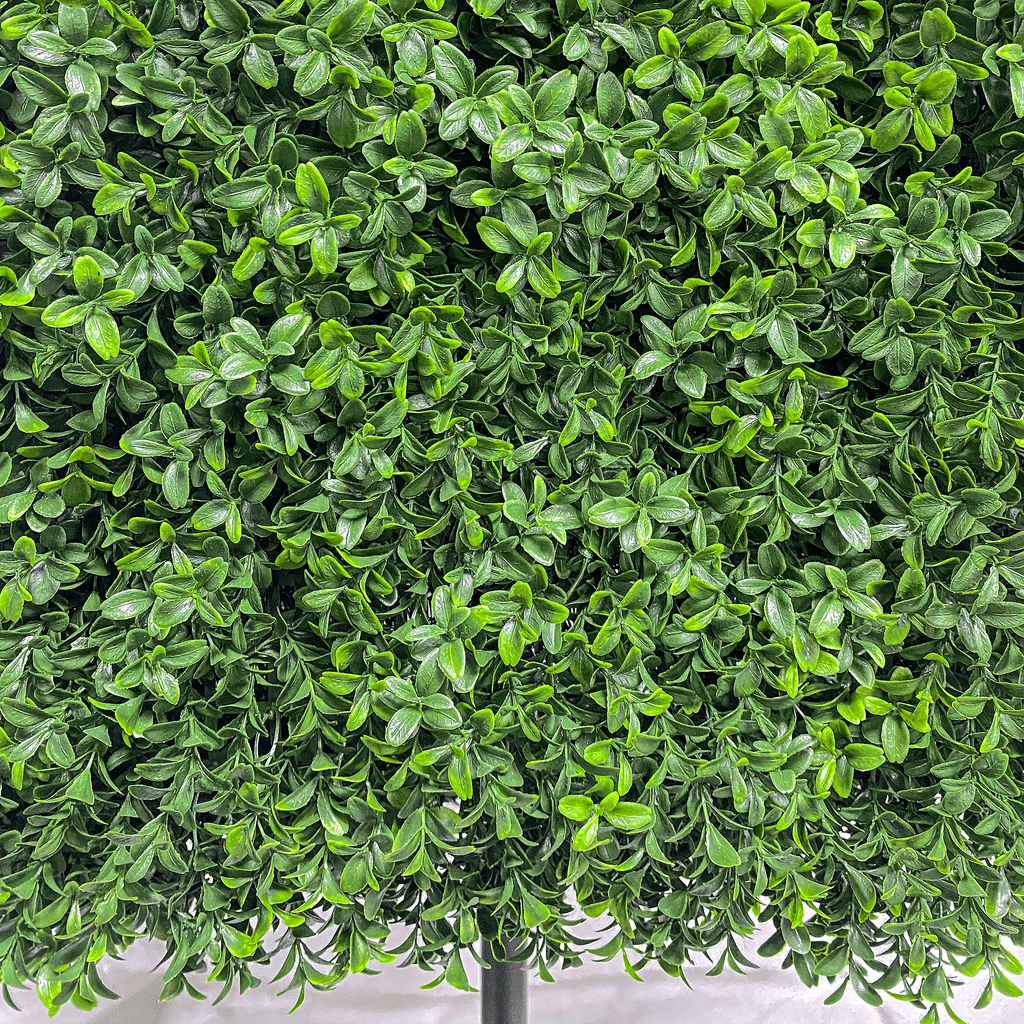 2 Packs 4ft Premium Geometric Artificial Boxwood Tree – 48″ artificial trees that look real