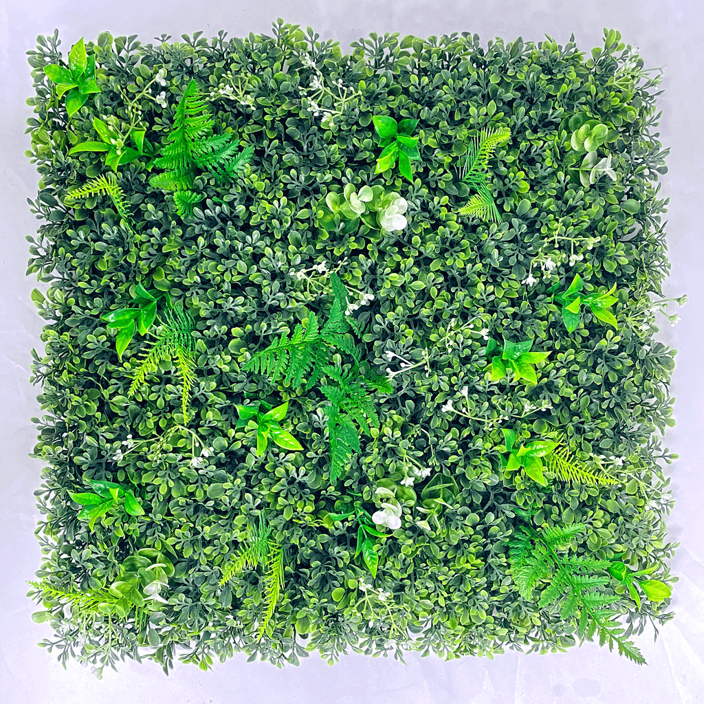12 Packs 24″ Artificial Boxwood Green Walls – artificial box hedge – boxwood hedge wall