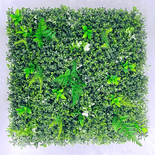 12 Packs 24″ Artificial Boxwood Green Walls – artificial box hedge – boxwood hedge wall
